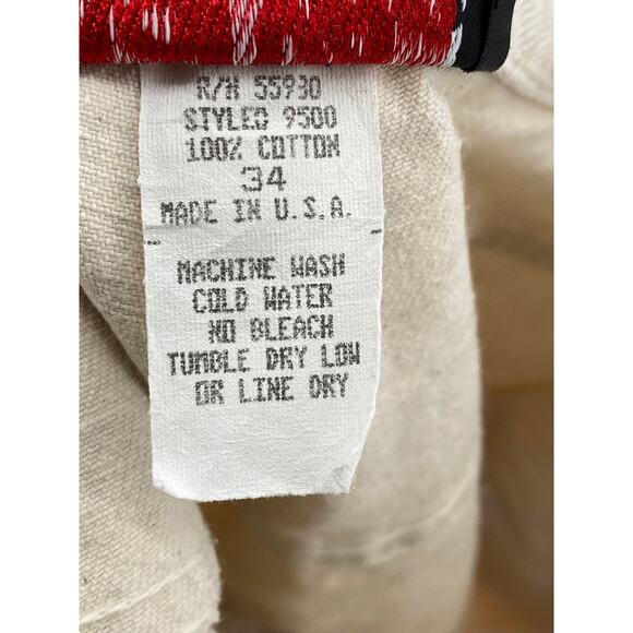 WALKER WEAR Men's Beige Four-Pocket Raw-Hem Chino Shorts SZ 34 - Picture 9 of 10